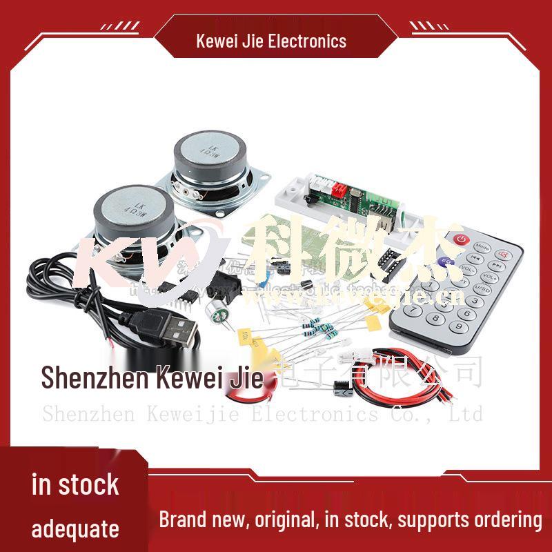 DIY Bluetooth Speaker Kit with Voice-Controlled Spectrum Display & Soldering Practice Component