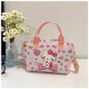 Minnie Kuromi Cinnamoroll Hello Kitty Melody Cartoon Leather Crossbody Bag With Pu Material For Casual Day Use