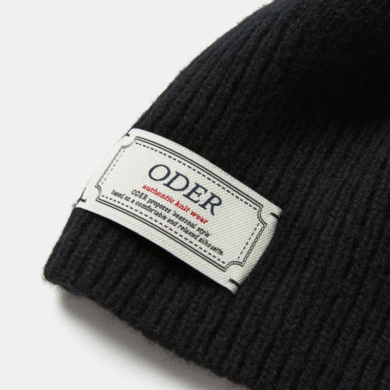 ODER Hole Cashwool Muffler-black