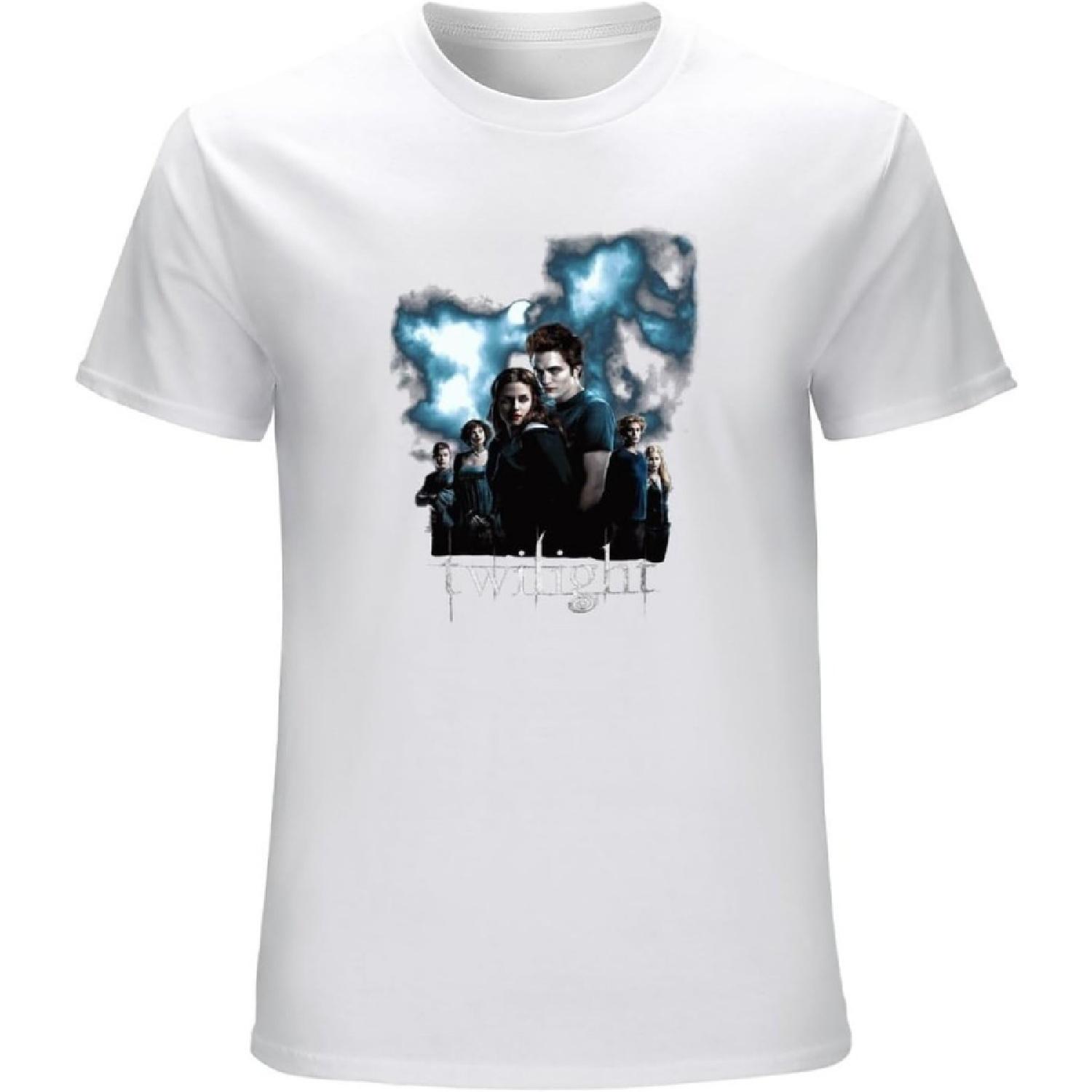 

Twilight New Moon Movie T-Shirt, Twilight Shirt, Robert Pattinson T-Shirt White XXXXXL різнокольоровий