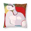 Pablo Picasso Luxury Cushion Cover Car Polyester Pillowcase Single Row Face Art Pillowcase Sofa
