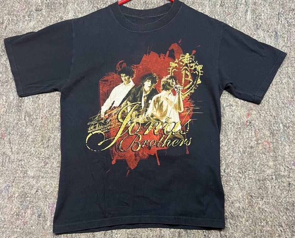 

2008 Tour Band Anvil The Jonas Brothers Shirt Black Unisex S5XL Unisex T-Shirt L