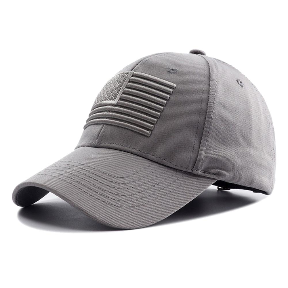 Fashion American Usa Flag Embroidery Baseball Cap Bone Spring And Summer Outdoor Adjustable Casual Snapback Hats Sunscreen Hat