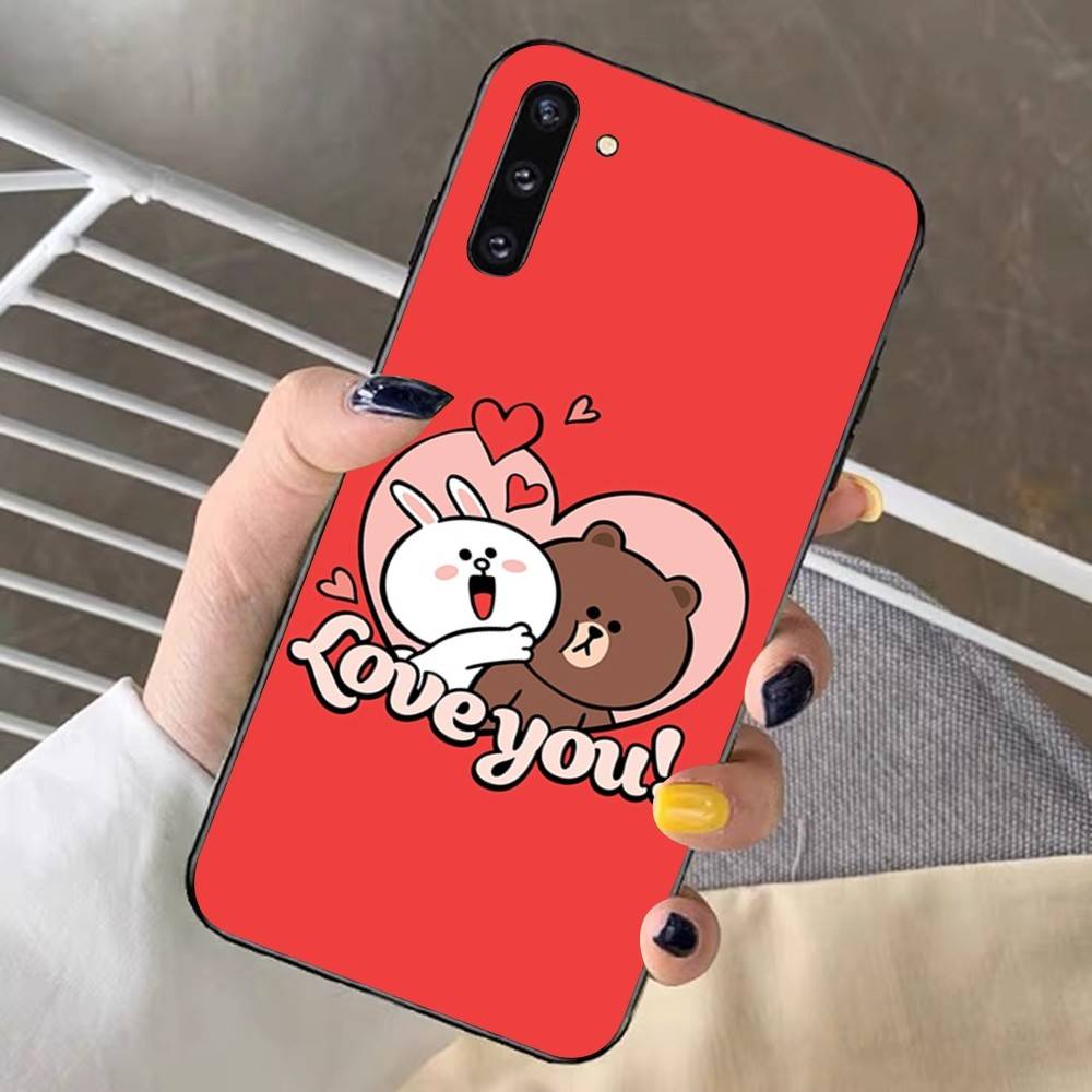 Cartoon Cute C-Cony B-Brown Phone Case For Redmi Note 4 X 5 A 6 7 8 T 9 9S 10 11 11S 11Epro Poco M3 Pro