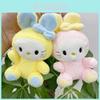 Cute Plush Rabbit Keychain Adorable Animal Doll Soft Toy Perfect Birthday Gift