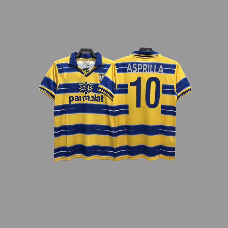 Parma Retro Trikot Fußballtrikot Klassisch Nostalgisch Zola Cannavaro Buffon Gilardino Trikot