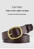 Women's Genuine Leather Pin Buckle Belt - 2026 Fashion for Jeans, Head Top Layer Cowhide