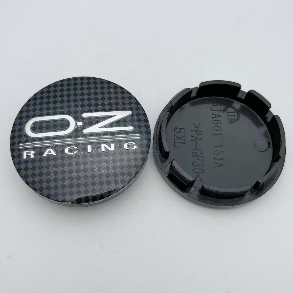 4pcs 56MM Car Wheel Center Caps With OZ O.Z Racing Logo Emblem Wheels Hubcaps Auto Hub Rim Cover Replace Car Accessories