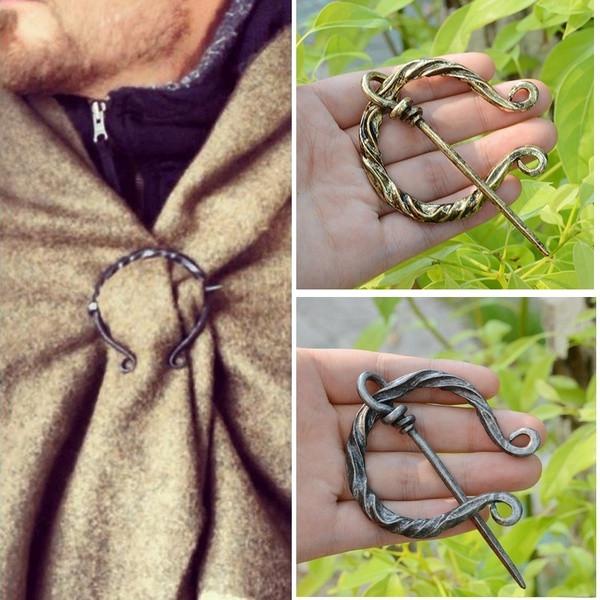 Buy Nordic Viking Brooch Mantle Scarf Clasp Pin Women Vintage Mens Lapel Pin Retro Souvenir