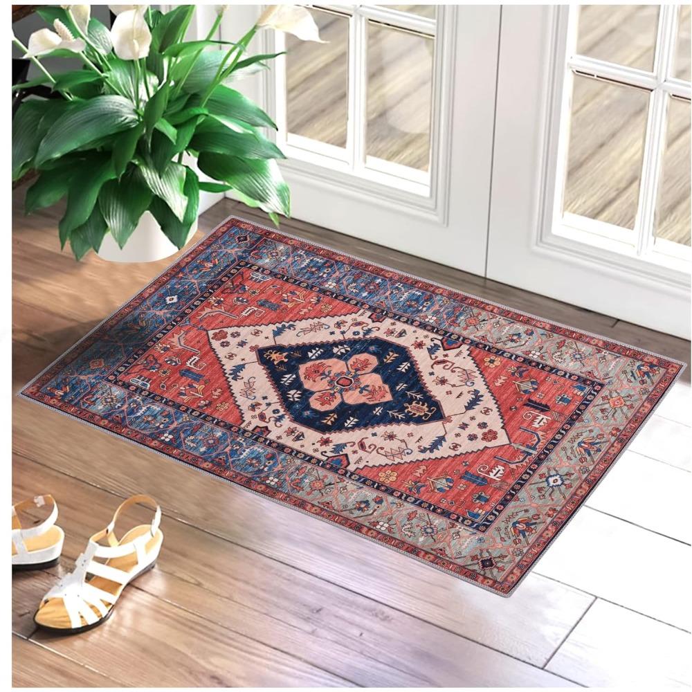 

Retro Interior Doormat - 23.5 x 35.5 inches, Non-slip Front Doormat, Soft and Quick-absorbing Inlet Doormat Pack of 1
