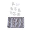 Animal/Fruit Earring Charm Mold Silicone Mould For Handmade Jewelry Crafting Creative DIY Accessories Making