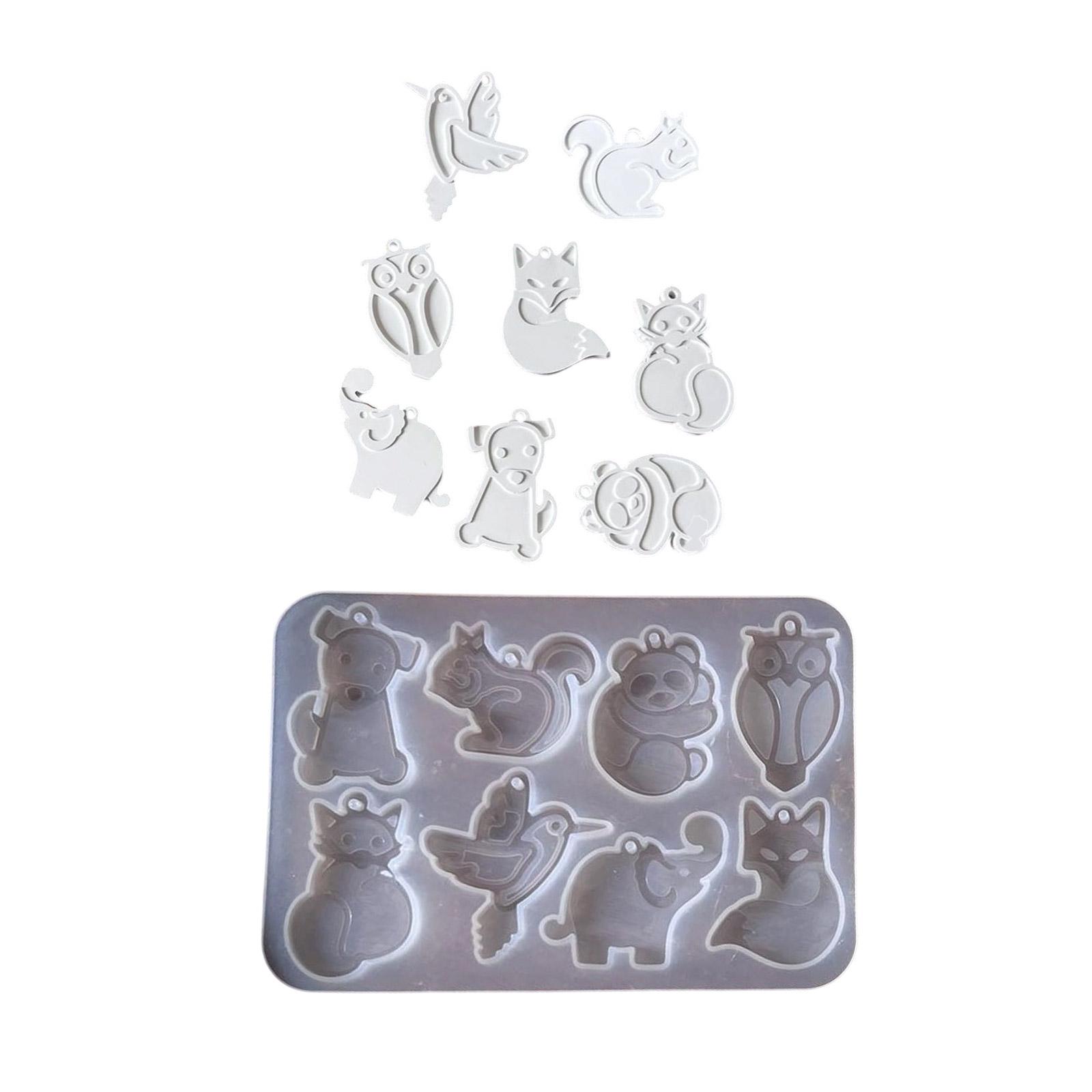 

Animal/Fruit Earring Charm Mold Silicone Mould For Handmade Jewelry Crafting Creative DIY Accessories Making