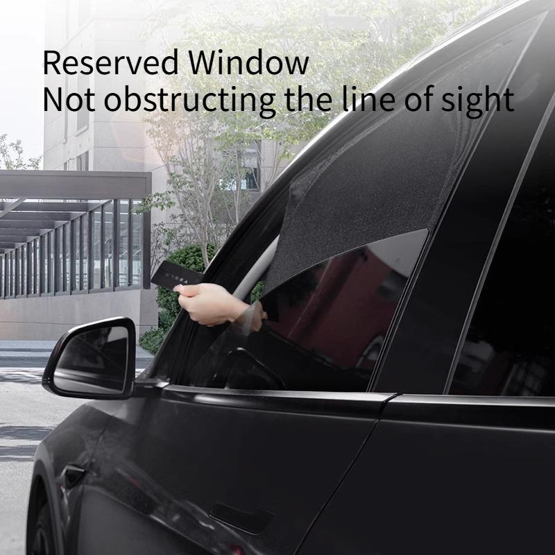 For Tesla Model Y Juniper 2025 Car Side Window Sun Shade Curtain Summer Sun Protection Sunshade Cover UV Car Privacy Curta