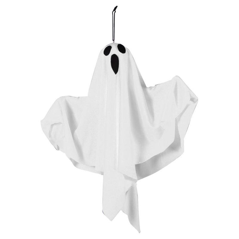 1-3Pcs Halloween Hanging LED Ghost Lights, Spooky Cute Ghost Ornaments, Indoor Bedroom Wall Decor, Outdoor Party Decorations