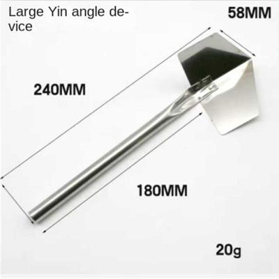 Couteau à mastic pour cloisons sèches, manche en acier inoxydable, grattoir d'angle, nettoyage du stuc, pour sol et mur