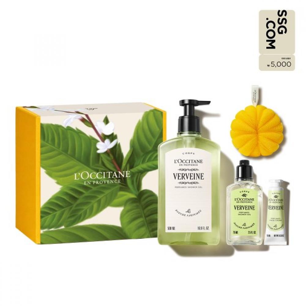 L Occitane Verbena Shower geL Set 500mL  + Gift Card + deLuxe 2 TyPes + Shower P Single option