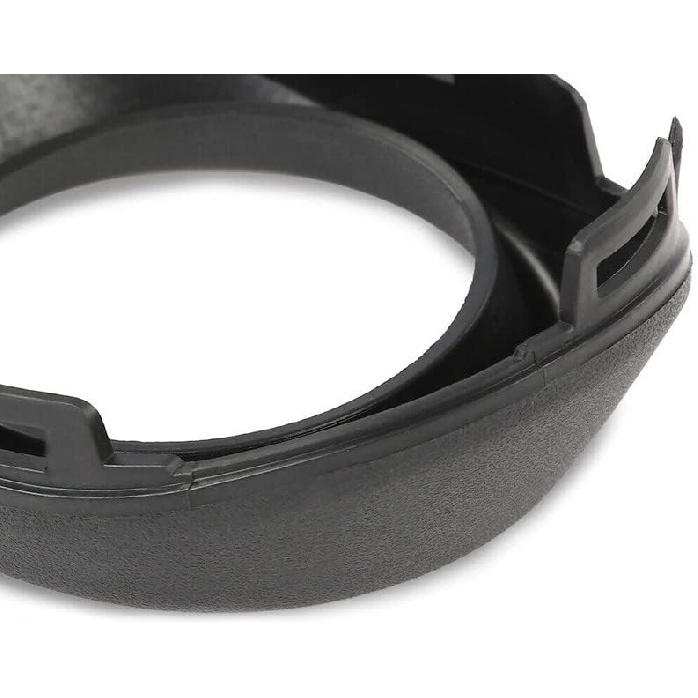 Bumper Fog Light Hole Trim Compatible with 2012 2013 2014 F0rd Focus S SE SEL Titanium Trend Sport Fog Light Cover Rings Matte Black