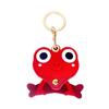 Portachiavi Pendente Rana in Pelle Creativo Portacarte a Forma di Rana Carino Portachiavi Fascino Portatile Anti-Perdita per Borsa Accessori Zaino Scolastico Piccoli Regali