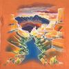 Vintage CANYON SUNRISE BATIK ART THE MOUNTAIN T-Shirt M/L Nature Painting Pastel