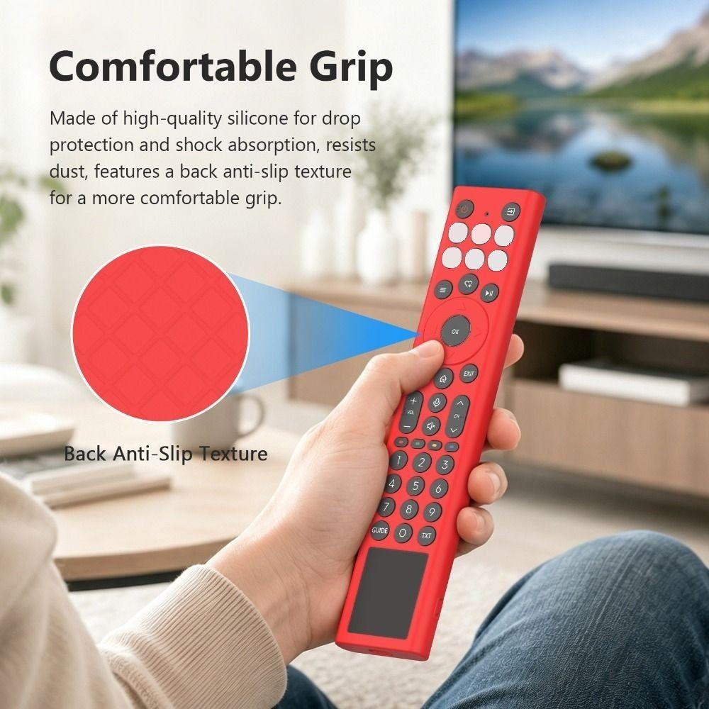 with Lanyard Protective Case Silicone Remote Control Sleeve for Hisense ERF6A66 Accessories