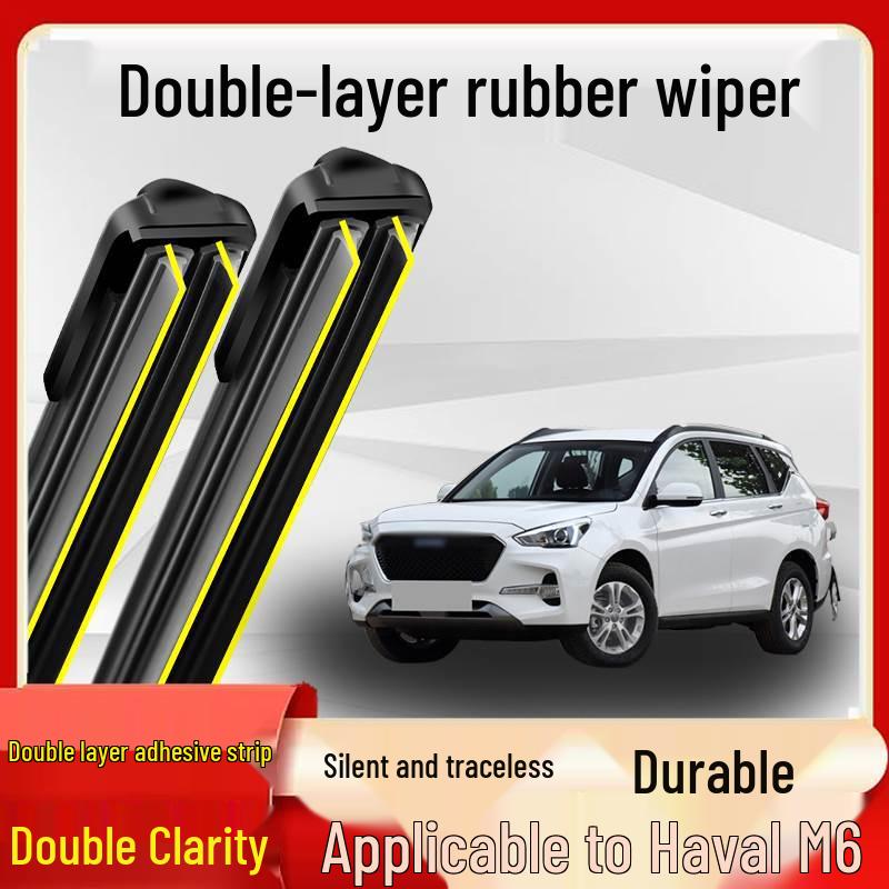 Haval M6 Frameless Double Rubber Strip Silent Wiper Accessory