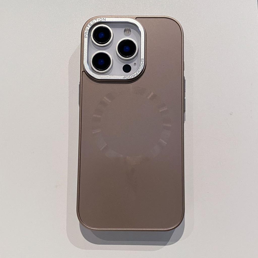 Applicable To IPhone 16 Strong Magnetic Suction Phone Case Matte Apple 15 ProMax Anti-fall 14 Independent Button Protection Case