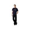 Calvin Klein Comfortable Daily Letter Print Round Neck Short Sleeve T-Shirt Men Tops Deep-Sapphire 00040EM286-CEF