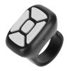 Bluetooth Remote Control Page Turner Mobile Phone Bluetooth Ring Remote Control for Iphone Smartphones Tablets Black