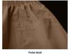 Women's Summer Casual Wide-Leg High Waist Plus Size Wool Shorts with Slimming Fit and Pockets