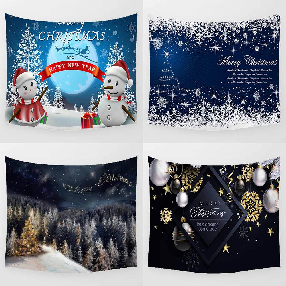 

Christmas tapestry home decoration holiday background decoration tapestry living room wall decoration background cloth tapestry