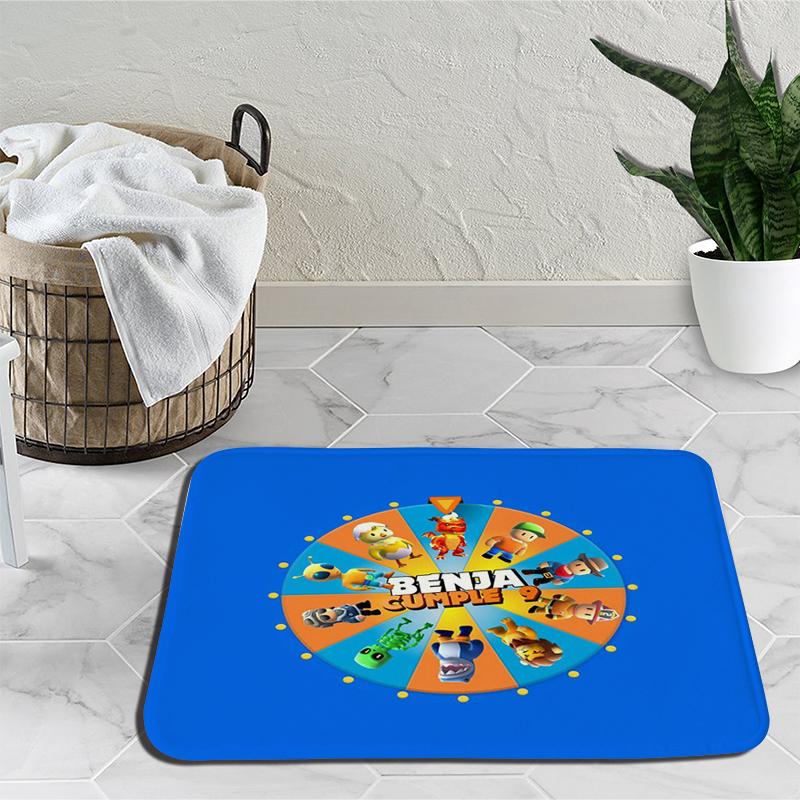 Stumble Guys Karikatür Halı Tökezlemek Oyunları Halı Yatak Odası Dekorasyon Yoga Mat Anime Açık Halı kaymaz Halı doğum günü hediyesi