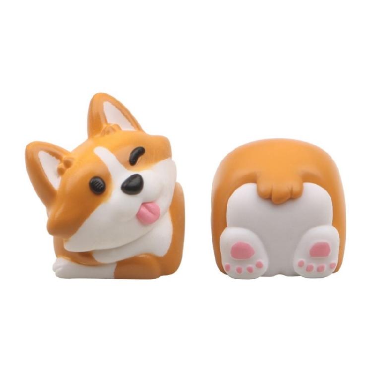 ESC ABS Keycaps Corgis Butt 3D Animal Keycaps for Mechanical Keyboards Enthusiasts