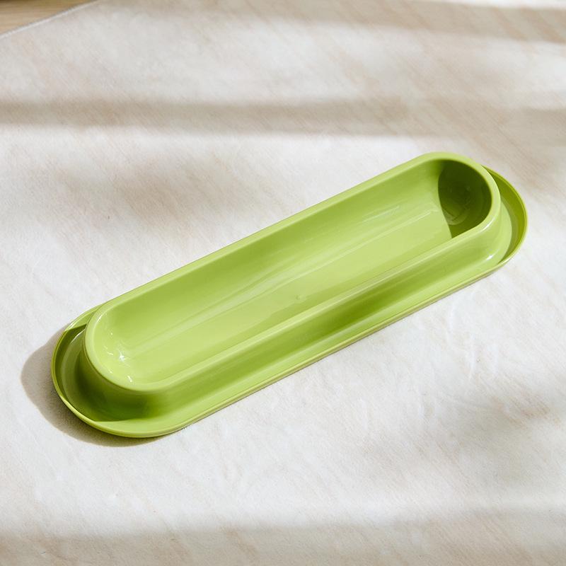 High-Foot Cat Bowl: Non-Slip, Anti-Tip, Slanted Design for Pet Neck Protection.