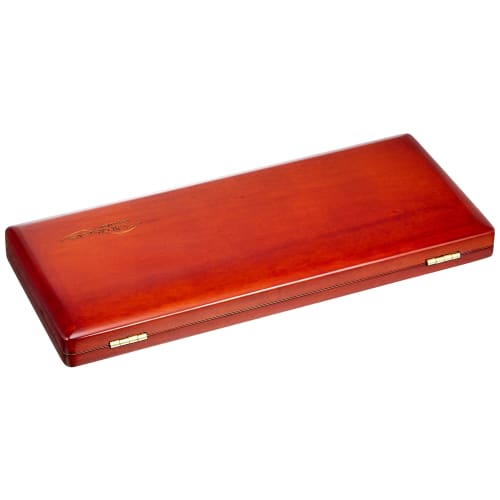 Vivace Wooden Reed Case for Clarinet and Alto Saxophone, Pack of 10, Brown