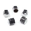 BSP631 5 Pieces Car Wheel Bolt Screw Cover 1008209, 90343694 Silver Color Plastic Cap for Vauxhall Opel GM 22.30 Mm* 17 Mm