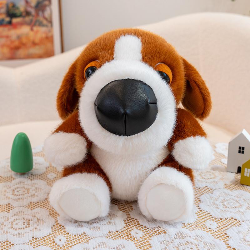 Plush Dog Toy With Pp Cotton Fill For Kids Safe Snuggle Gift Beagle,15cm