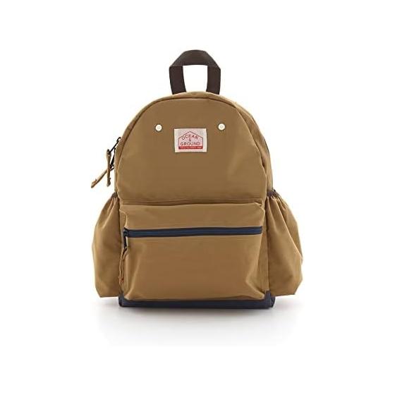 [OCEAN&GROUND] Ocean and Ground DAYPACK GOODAY Nylon Backpack Kids Baby Boys Girls 1215101 (XS, Beige (BE))