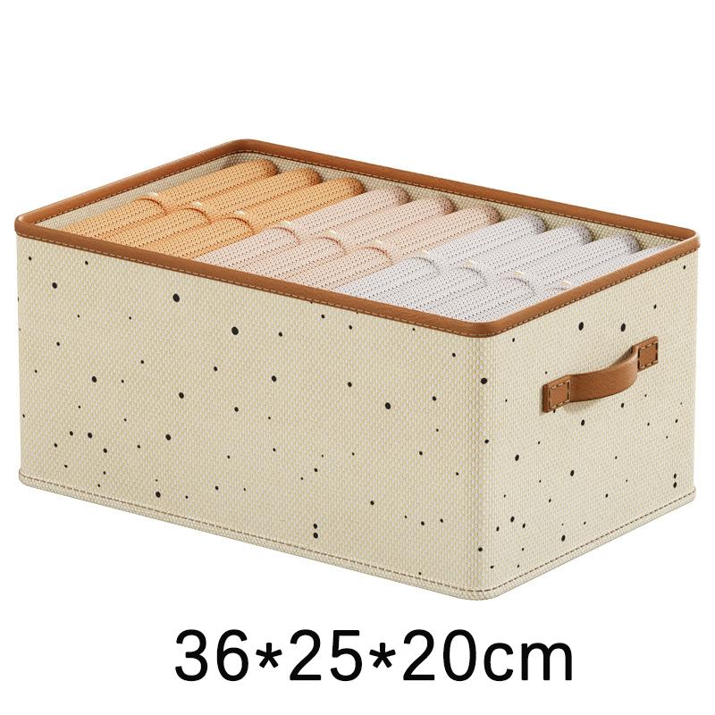 Folding Metal Frame Clothes Storage Box Large Capacity Pants Storage Box Household Moisture-proof Closet Organizer Storage Boxes