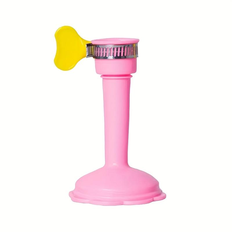 Faucet Extension Showerhead Splash Proof, Extended Filter Showerhead, Water-saving Household Water Pipe Showerhead розовый