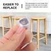 20pcs Furniture Sliders Silicone Table Chair Tack Round Nail On Sliding Feet Table Leg Pad Floor Protector Mute Chair Feet Cover
