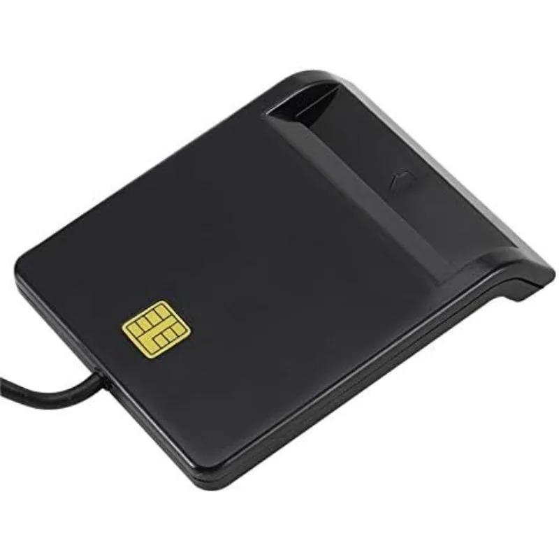 Univerzální přenosná čtečka čipových karet pro telefony a tablety s Androidem pro identifikaci bankovních karet, bankomatů a SIM karet s Windows