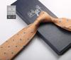 Tie Men'S Formal Wear British Retro Brown Striped 8Cm Hand Style Student Work Professional Wear