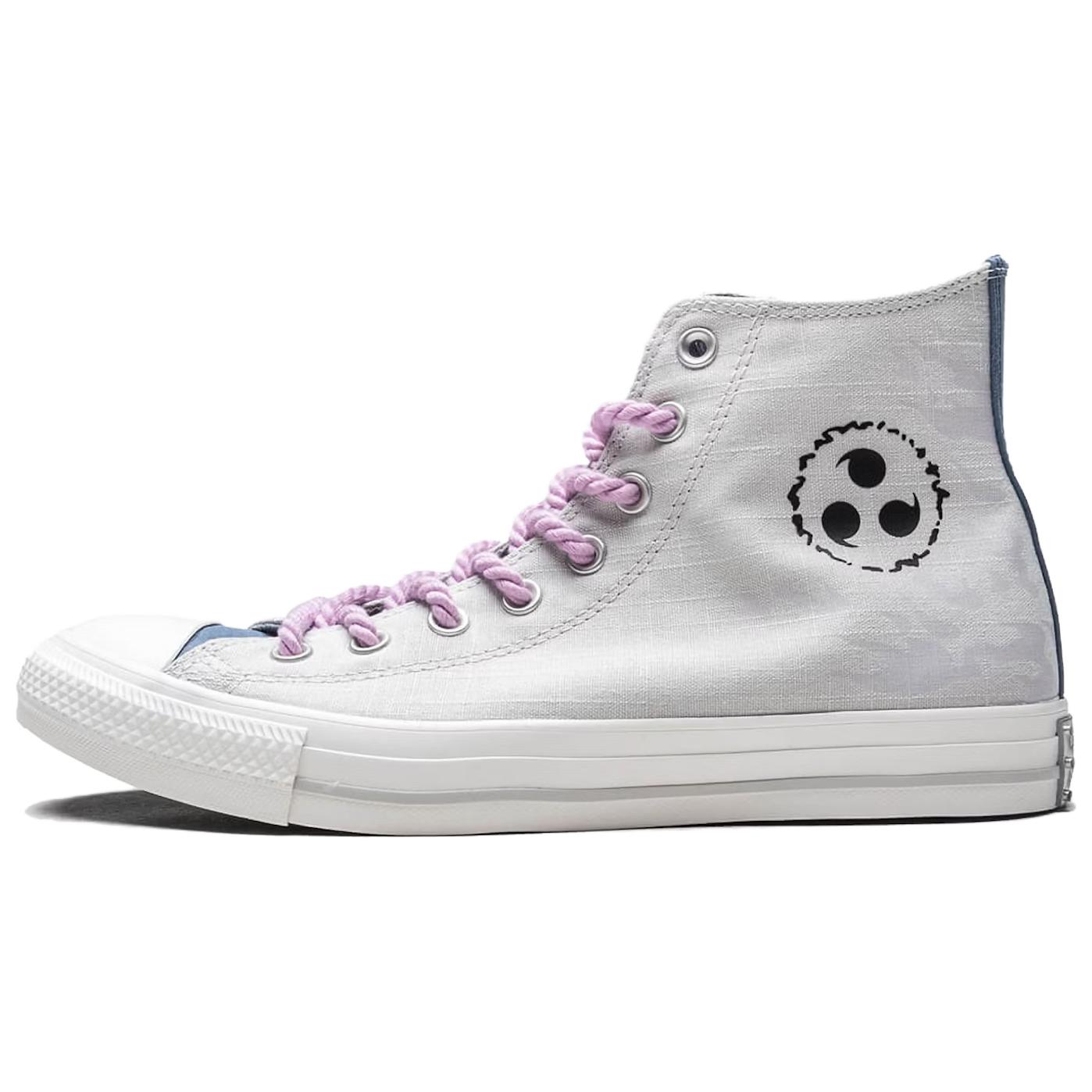 

Naruto Shippuden x Converse Chuck Taylor All Star High Кроссовки Унисекс Саске Серый Ископаемый Винтажный Белоснежный A14837C 40