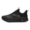 Anta Cushioning Slip Resistant Abrasion Resistant Breathable Low top Running Shoes Women's Bright Black 122315575-5