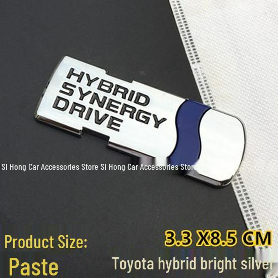 Metal Hybrid Car Logos for Camry, Reiz, Corolla, Levin - HYBRID Stickers