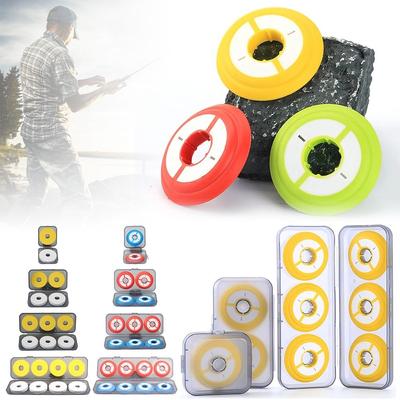 1Pcs Silicone/Foam Main Spool Winding Board Tool Closed Line Storage Box  Fishing Accessories