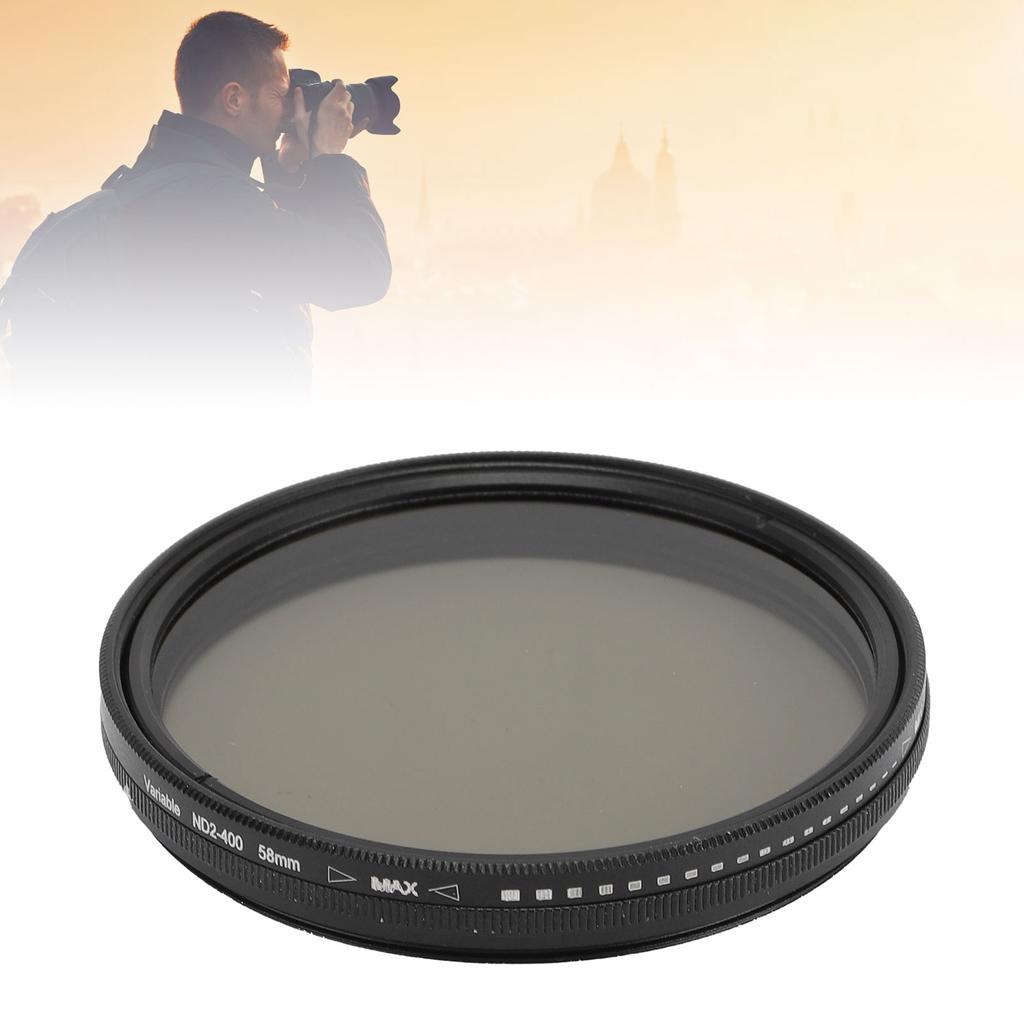 ND Filter Aluminum Alloy Frame Optical Glass Lens Camera Filter ND2 To ND400