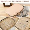 Travel Jewelry Organizer Case Large Capacity Portable Jewelry Storage Bag Ring Binder Lightweight Necklace Earring Pouch Bag