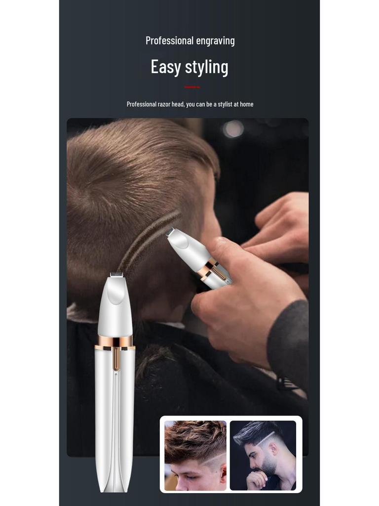 Unisex Portable Electric Shaver & Trimmer for Face, Nose, Armpit, and Pubic Hair