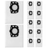 12 Pack Vacuum Bag Vacuum Cleaner Dust Bag Vacuum Cleaner Dirty Bag for Karcher WD 6 & WD 6 Premium Cleaner